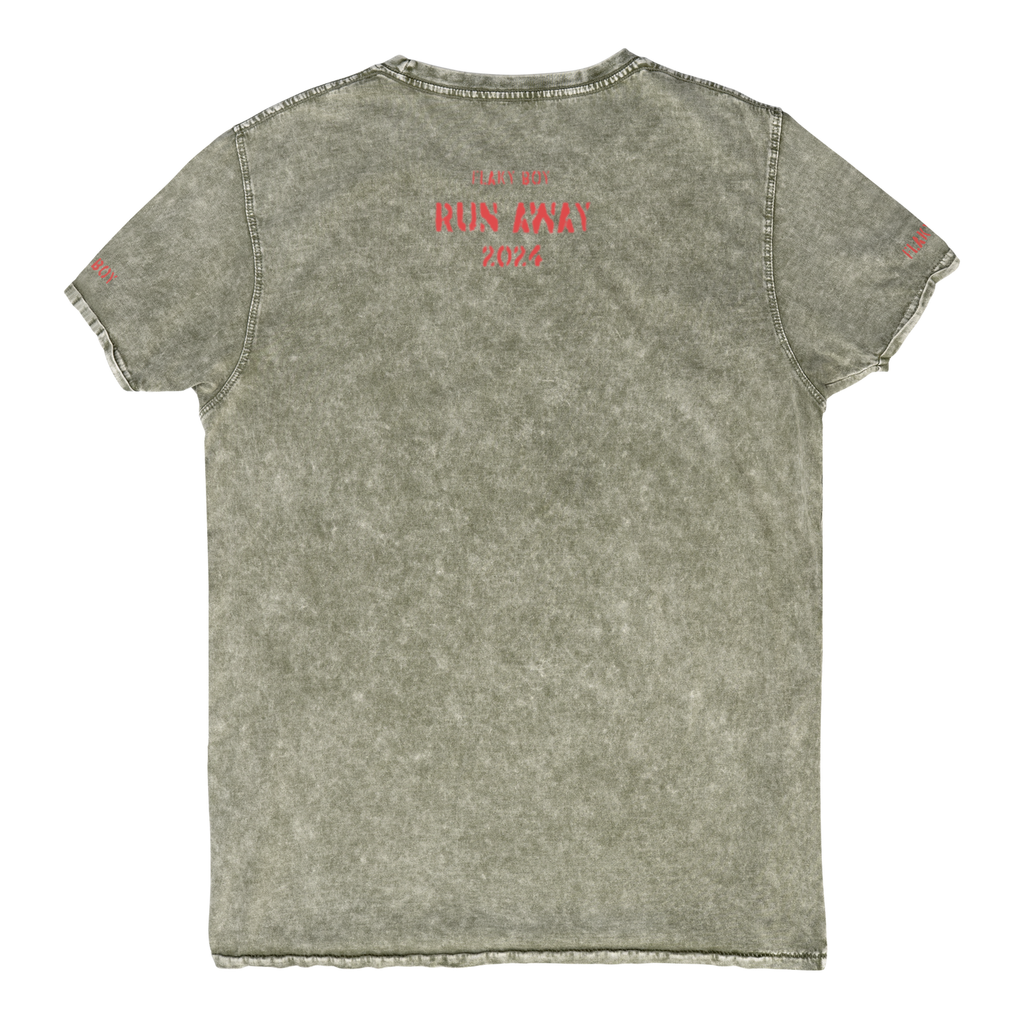 "Run Away 2024" Limited Edition Denim T-Shirt